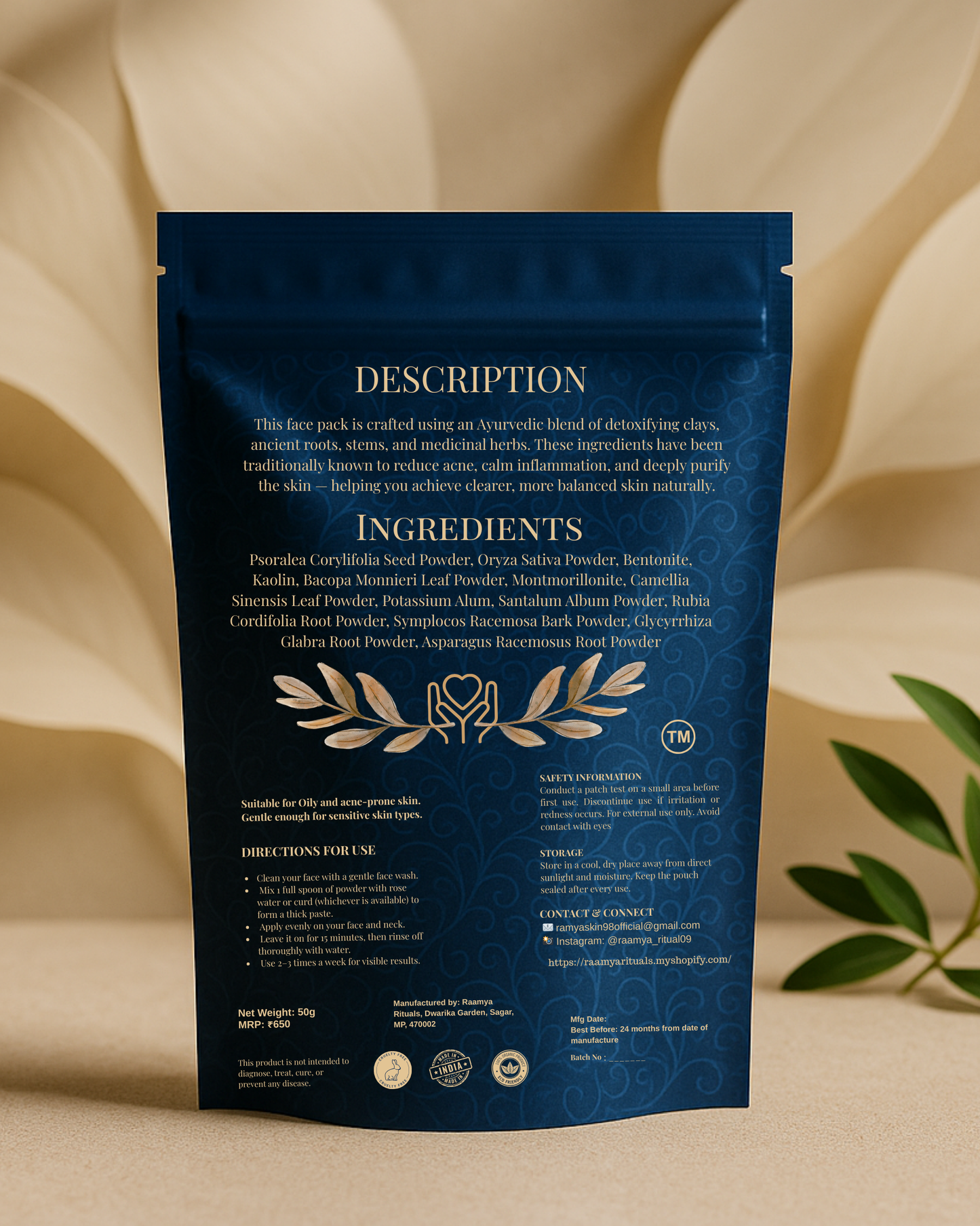RAAMYA CLEAR SKIN- Acne Control Pack