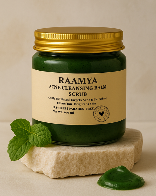 RAAMYA Acne Cleansing Balm Scrub