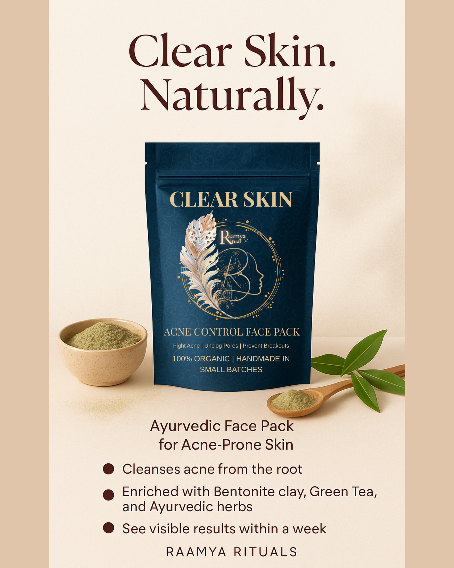 RAAMYA CLEAR SKIN- Acne Control Pack
